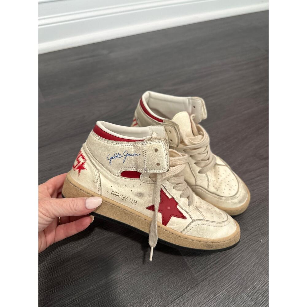 Golden Goose Sky Star Leather Sneakers Size 35(5)